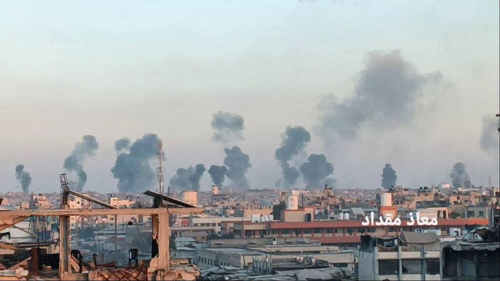 غارات اسرائيلية كثيفة على غزة