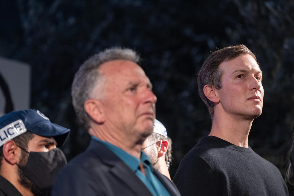 ستيف ويتكوف وجارد كوشنر (Flash90)  ستيف ويتكوف وجارد كوشنر