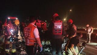 إصابتان خطيرتان وأخريان طفيفتان في حادث سير على شارع 70 قرب مفرق زفولون