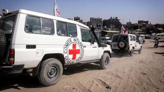 الصليب الأحمر الدولي في غزة