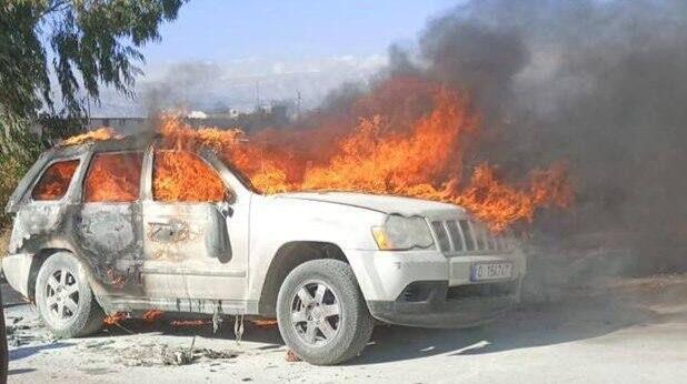 تصعيد إسرائيلي متواصل في جبهة الشمال: قصف سيارة في بلدة النبي شيت في البقاع اللبناني (تُستخدم هذه الصورة بموجب البند 27 أ من قانون الحقوق الأدبية (2007)) تصعيد إسرائيلي متواصل في جبهة الشمال: قصف سيارة في بلدة النبي شيت في البقاع اللبناني