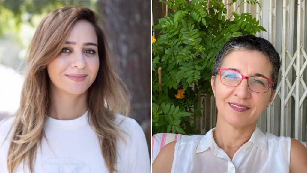 من اليمين: نسرين طبري، سندس صالح