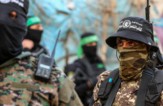 أرشيفية. كتائب القسام في غزة