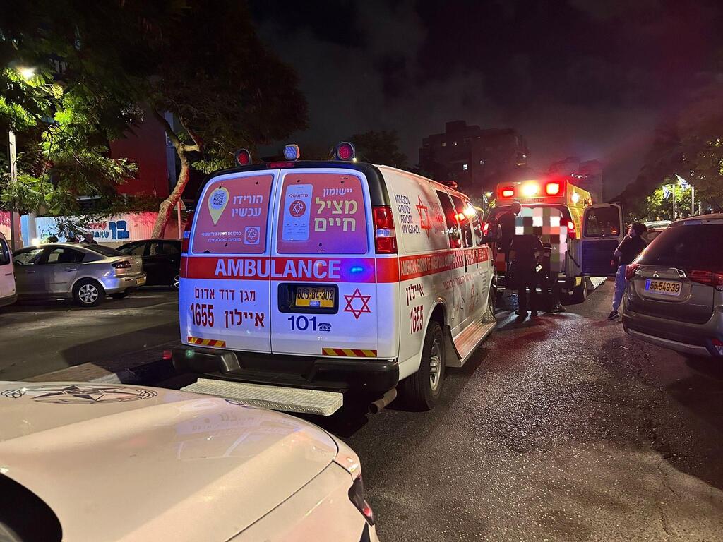 صورة توضيحية -جريمة عنف (نجمة داوود الحمراء) اسعاف -جريمة عنف