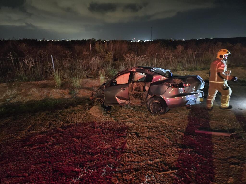 حادث طرق على شارع 70 قرب مفرق زفولون