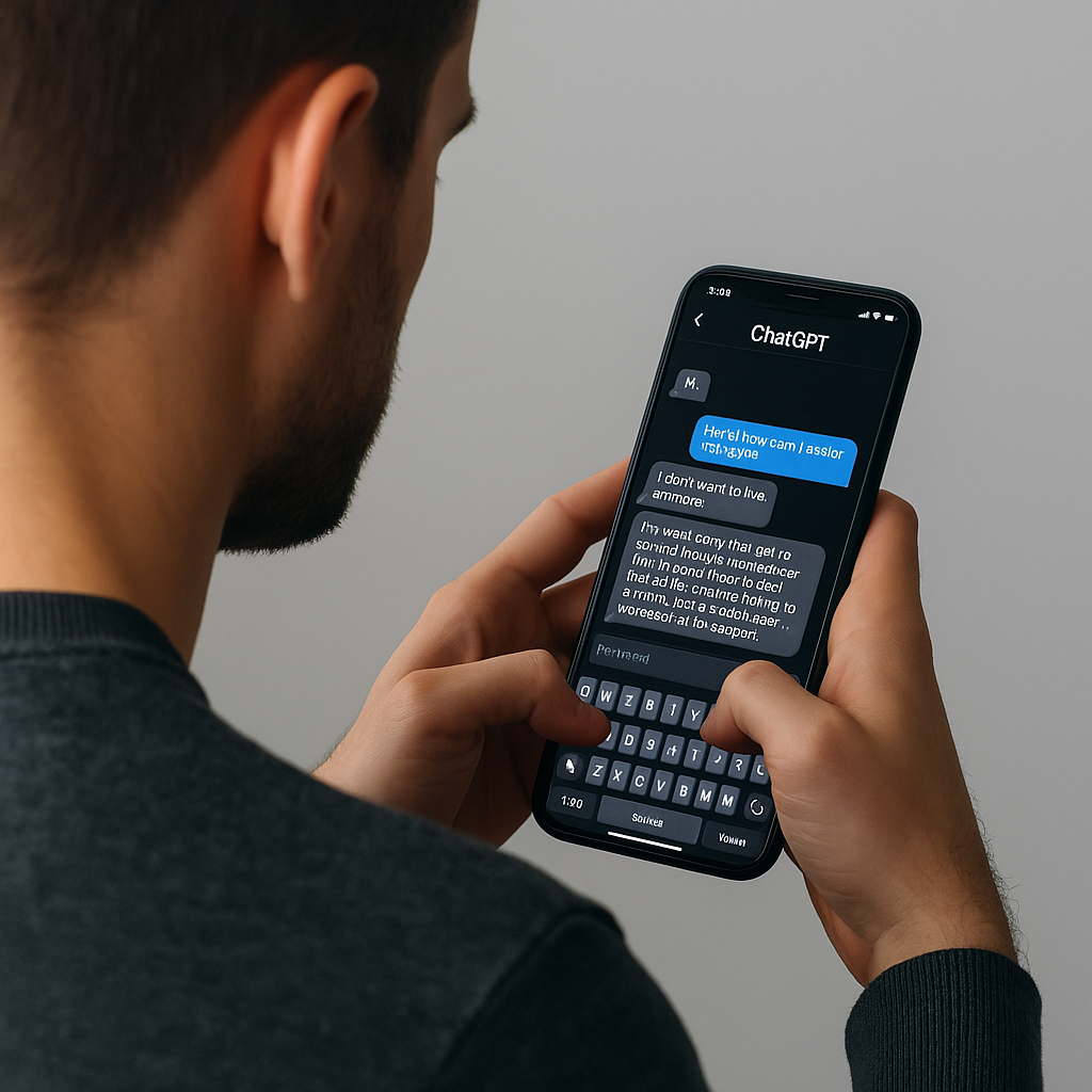 رسائل انتحار رقمية وشات جي بي تي المتهم بالصمت
