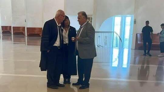 علي سلام في المحكمة