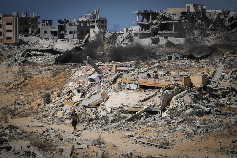 غارات إسرائيلية على غزة (Flash90)  غارات إسرائيلية على غزة