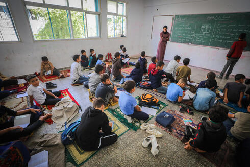 فصل دراسي في غزة