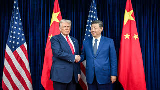 الرئيس دونالد ترامب والرئيس الصيني شي جين بينغ