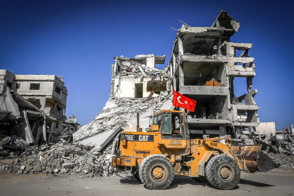 آليات تركية في غزة