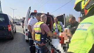 حادث طرق في اللد