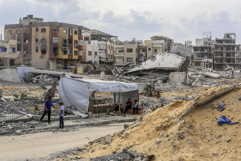 شتاء ودمار في غزة (Flash90) شتاء غزة