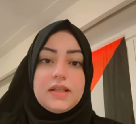 الصحفية روان الكتري (تصوير شاشة) الصحفية روان الكتري