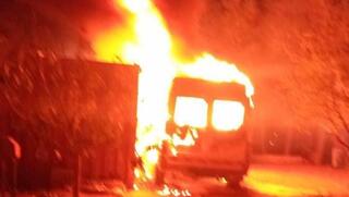 مستوطنون يحرقون ممتلكات الفلسطينيين في قرية الجبعة