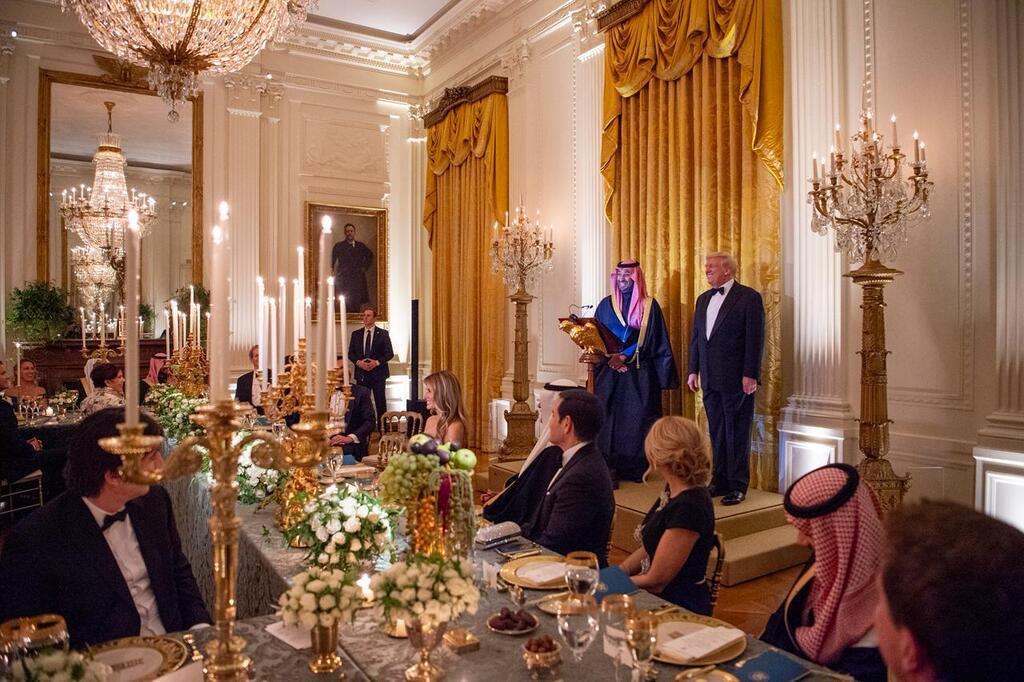 مأدبة عشاء تجمع بن سلمان مع ترامب في واشنطن
