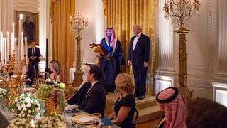 مأدبة عشاء تجمع بن سلمان مع ترامب في واشنطن