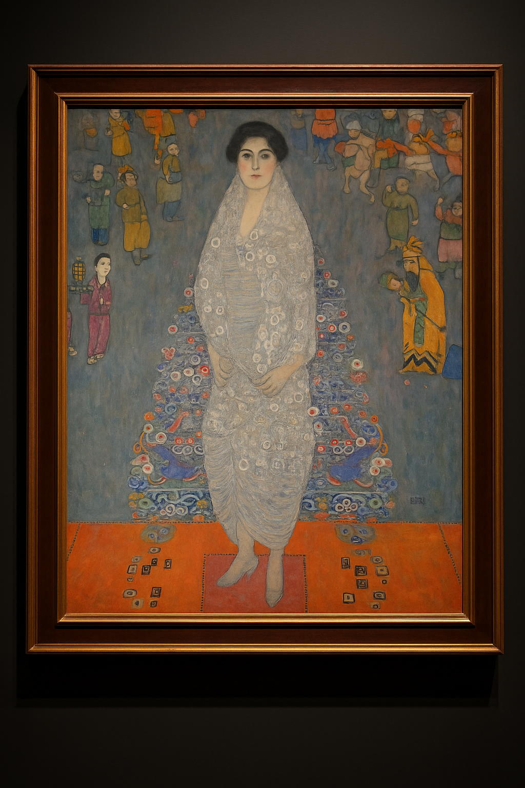 لوحة "بورتريه إليزابيث ليدرر" للفنان النمساوي غوستاف كليم