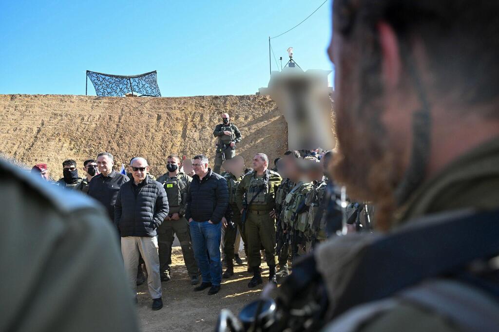 نتنياهو في الجبهة السورية