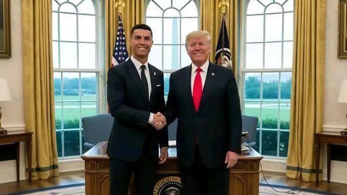 ترامب: كريستيانو رونالدو أعظم لاعب كرة قدم في التاريخ