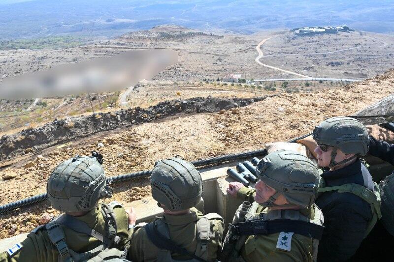 نتنياهو في الجبهة السورية