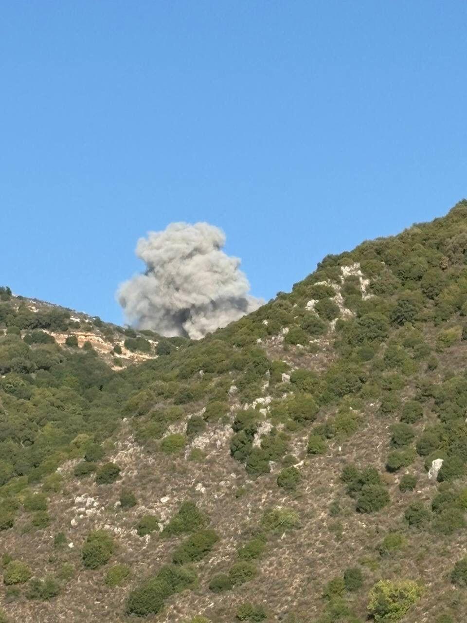 الجيش الإسرائيلي يعلن قصف مواقع لحزب الله في البقاع وجنوب لبنان (تُستخدم هذه الصورة بموجب البند 27 أ من قانون الحقوق الأدبية (2007)) الجيش الإسرائيلي يعلن قصف مواقع لحزب الله في البقاع وجنوب لبنان