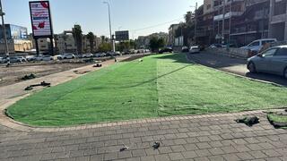 بلدية الناصرة تستكمل تنظيف وتجميل المدخل الرئيسي للمدينة