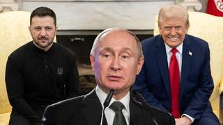 ترامب، بوتين وزيلينسكي