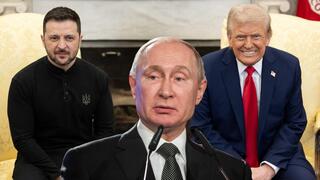 ترامب، بوتين وزيلينسكي