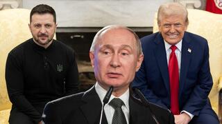 ترامب، بوتين وزيلينسكي