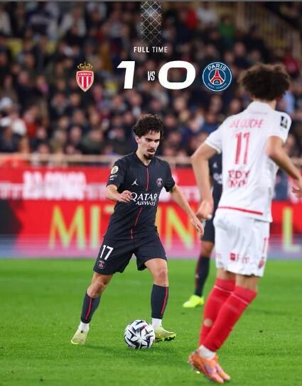 موناكو يُسقط باريس سان جيرمان (الصفحة الرسمية لنادي باريس سان جيرمان) موناكو يُسقط باريس سان جيرمان