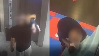 اب يخنق طفليه