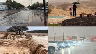 أحوال جوية عاصفة وسيول في الجنوب