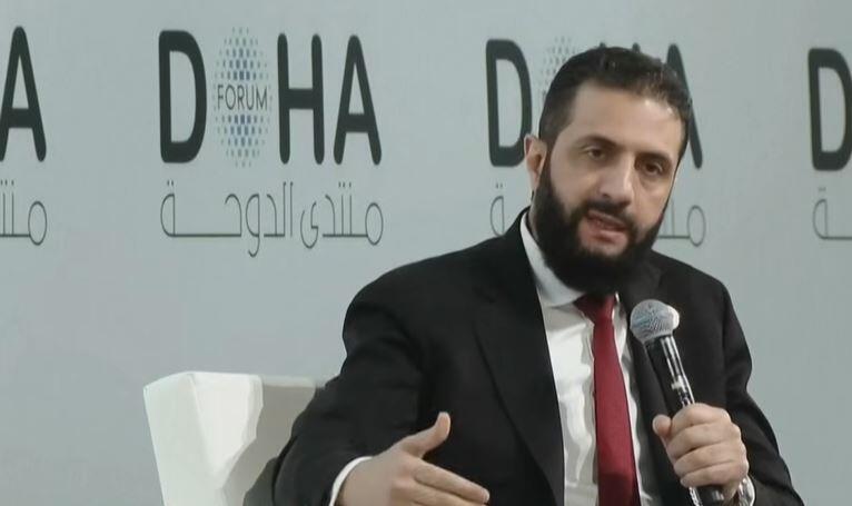 الرئيس السوري أحمد الشرع في منتدى الدوحة