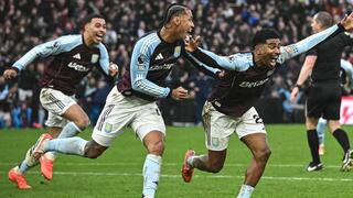 أستون فيلا يصعق آرسنال في الدقيقة 94