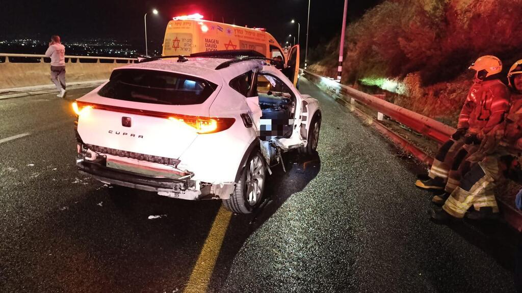 حادث طرق مروع على شارع 60 قرب الناصرة 