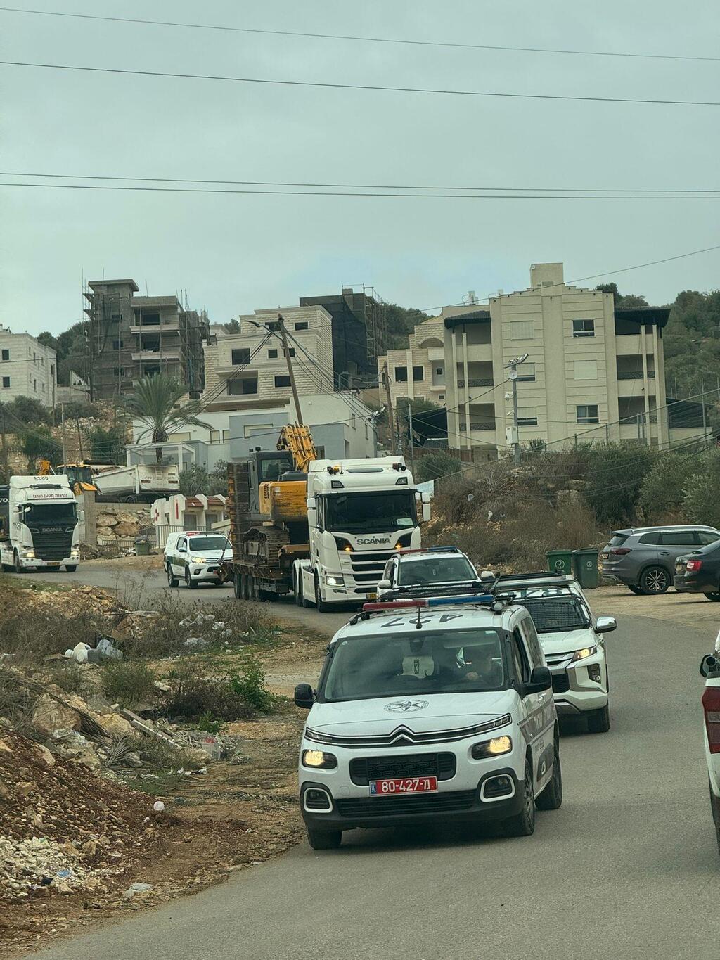 هدم في عرابة