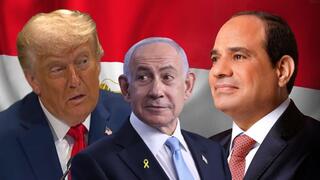 السيسي ونتنياهو وترامب 