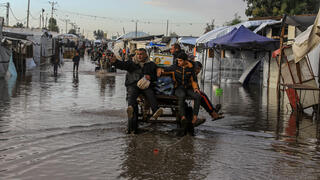 الأمطار في غزة