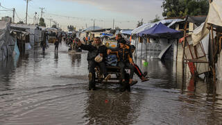 الأمطار في غزة