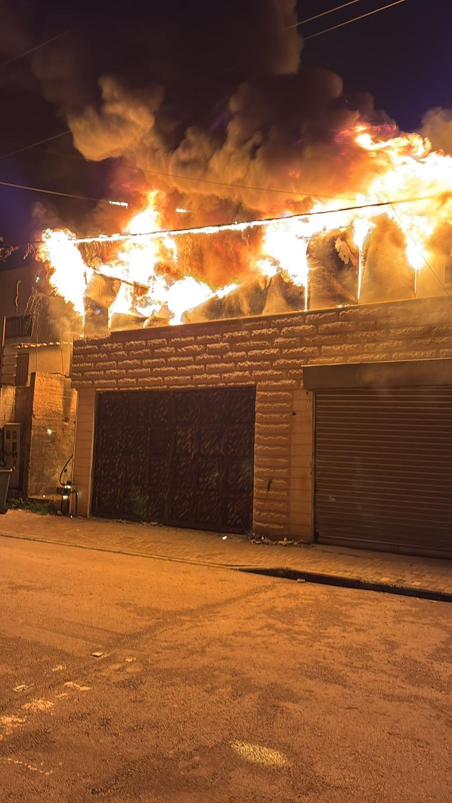 حريق في كسيفة (سلة الإطفاء والإنقاذ ) حريق في كسيفة