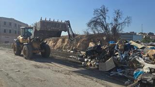 بلدية الناصرة تحذّر من مخالفات وغرامات بحق من يلقي النفايات في مدخل جبل القفزة