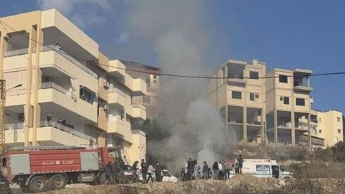 مكان الغارة الاسرائيلية