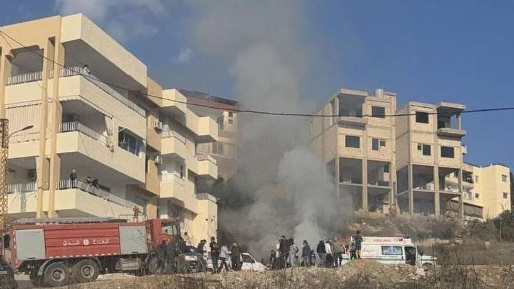 مكان الغارة الاسرائيلية