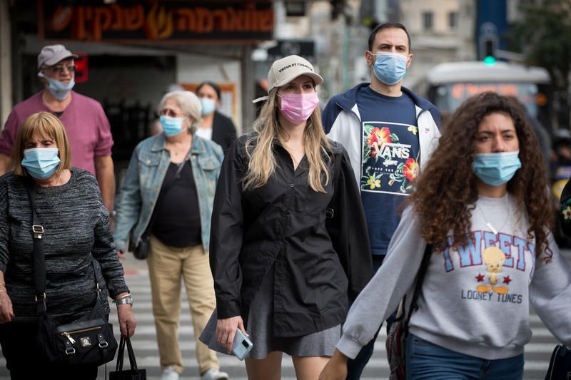 وزارة الصحة توصي: ارتدوا الكمامات (FLASH90) وزارة الصحة توصي: ارتدوا الكمامات