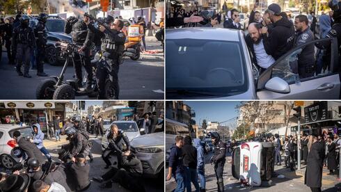 إصابات في صفوف الشرطة بمواجهات عنيفة مع الحريديم في القدس