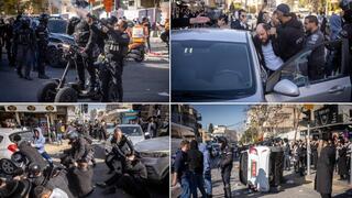 إصابات في صفوف الشرطة بمواجهات عنيفة مع الحريديم في القدس