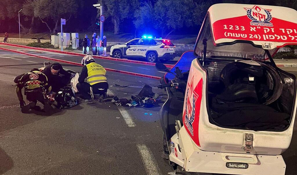 مصرع شابة في حادث طرق وقع في تل أبيب (نجمة داوود الحمراء \ هتسلاه) الطرق تتحول لساحات موت