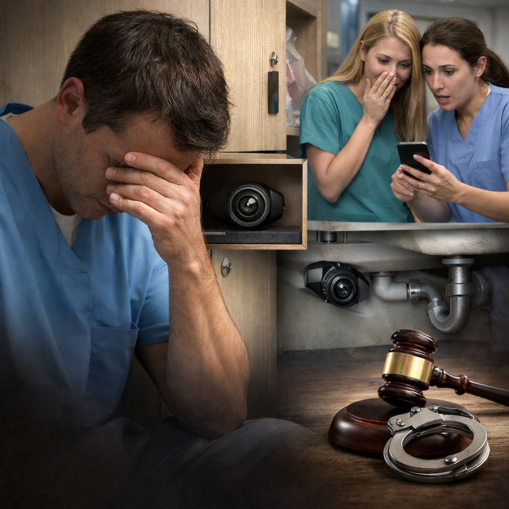 ادانة ممرض بتصوير ممرضات (.) ادانة ممرض بتصوير ممرضات