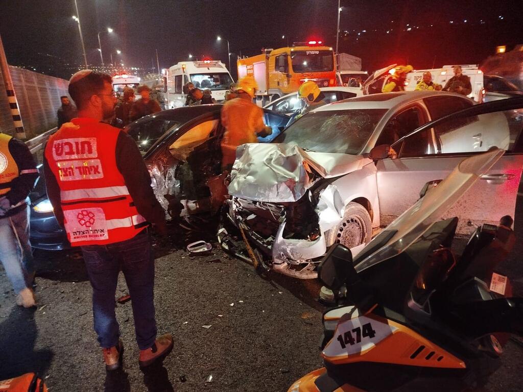 إصابات في حادث طرق على شارع التفافي حوارة